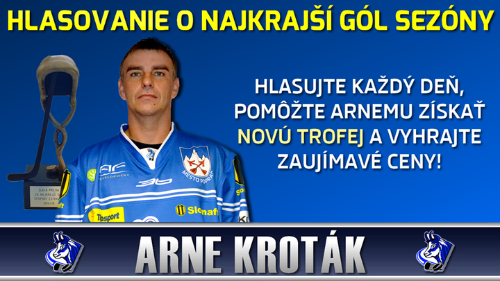 Hlasujte za Arne Krotáka v ankete o najkrajší gól sezóny